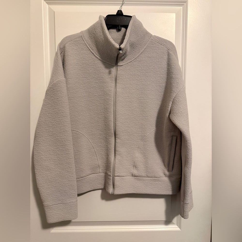 Banana Republic Women's Light Gray Bomber Jacket